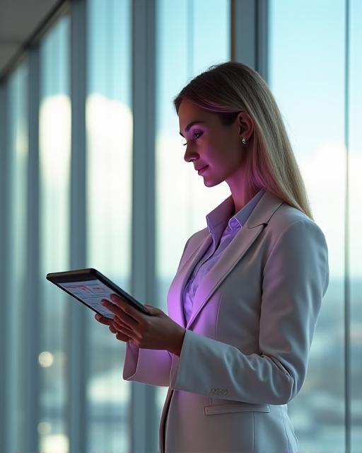 Logistics coordinator using modern dashboard